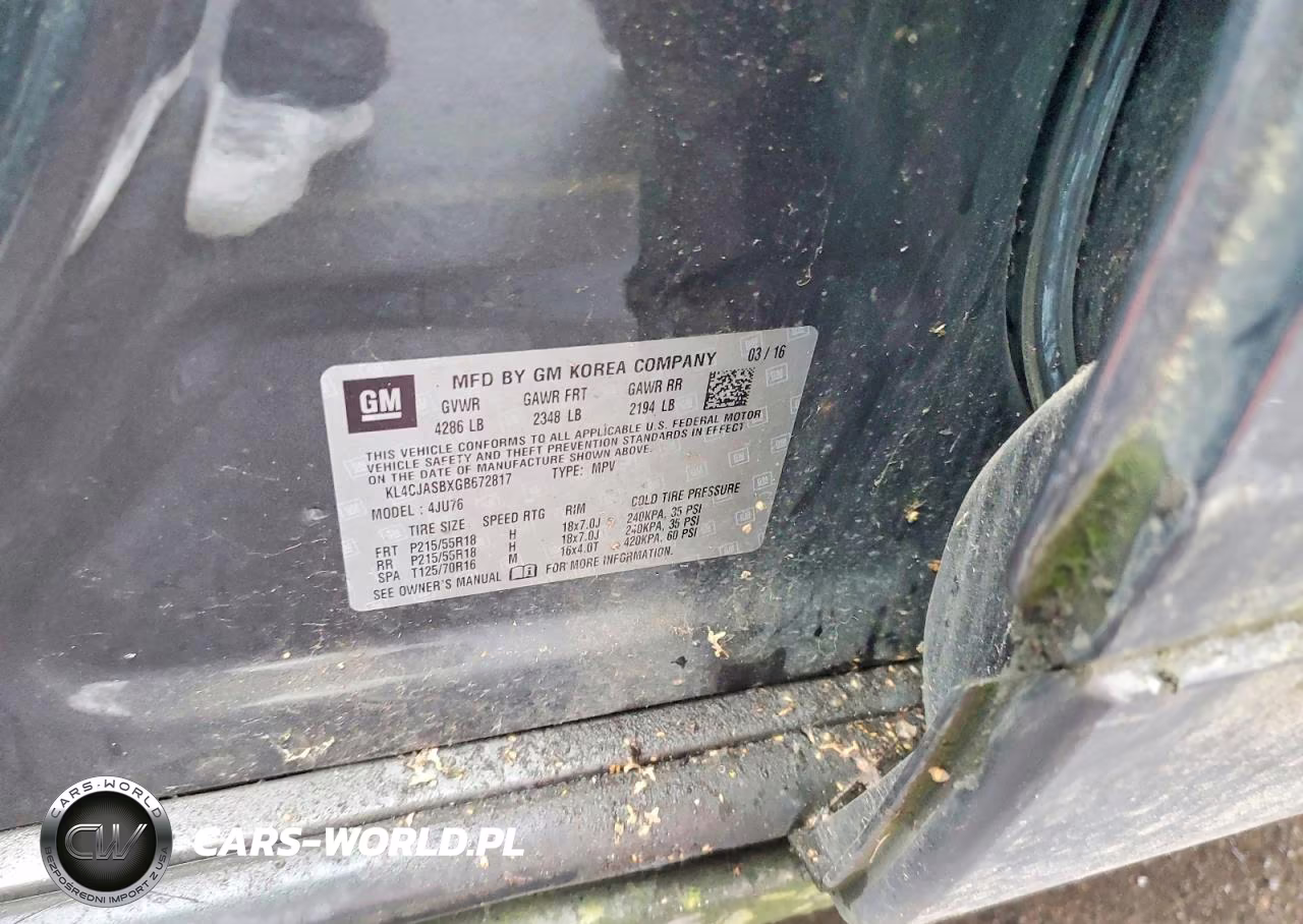 2016 Buick Encore VIN:KL4CJASBXGB672817 - 12