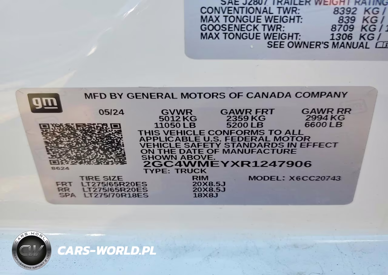 2024 Chevrolet Silverado C2500 Custom VIN:2GC4WMEYXR1247906 - 12