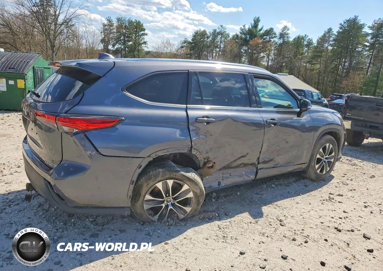 2021 Toyota Highlander Xle VIN:5TDGZRBH0MS546585 - 3