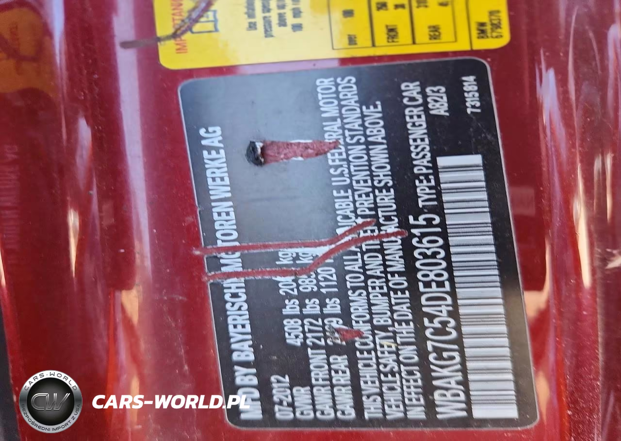 2013 BMW 335 I VIN:WBAKG7C54DE803615 - 12
