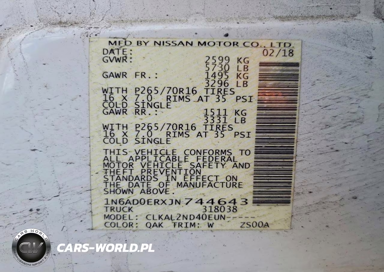 2018 Nissan Frontier Sv VIN:1N6AD0ERXJN744643 - 13
