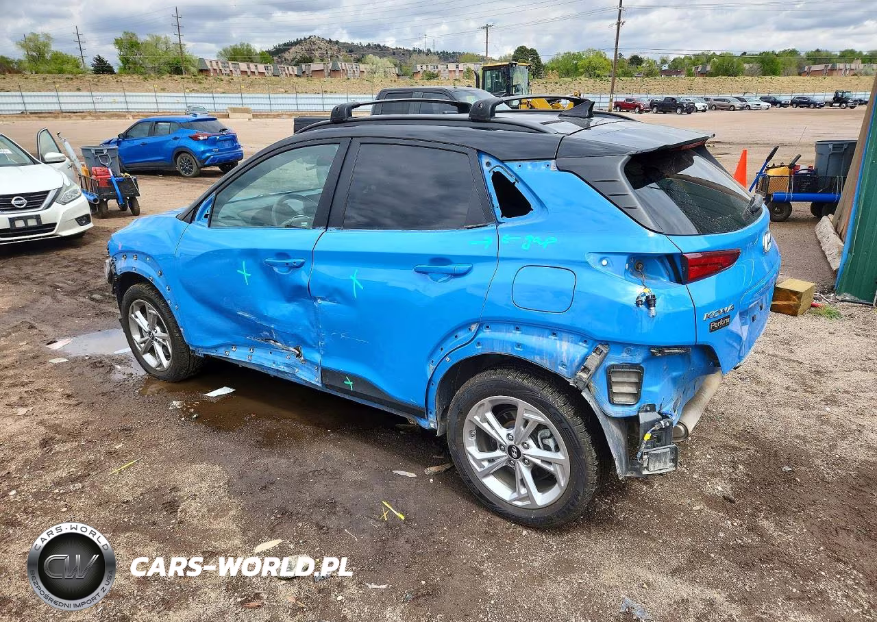 2022 Hyundai Kona Sel VIN:KM8K6CAB9NU880717 - 2