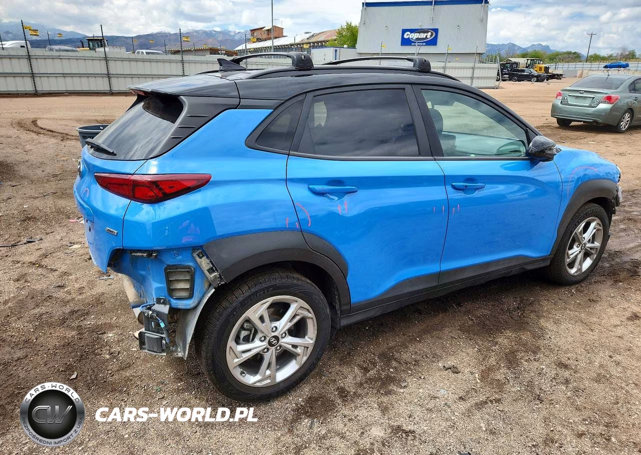 2022 Hyundai Kona Sel VIN:KM8K6CAB9NU880717 - 3