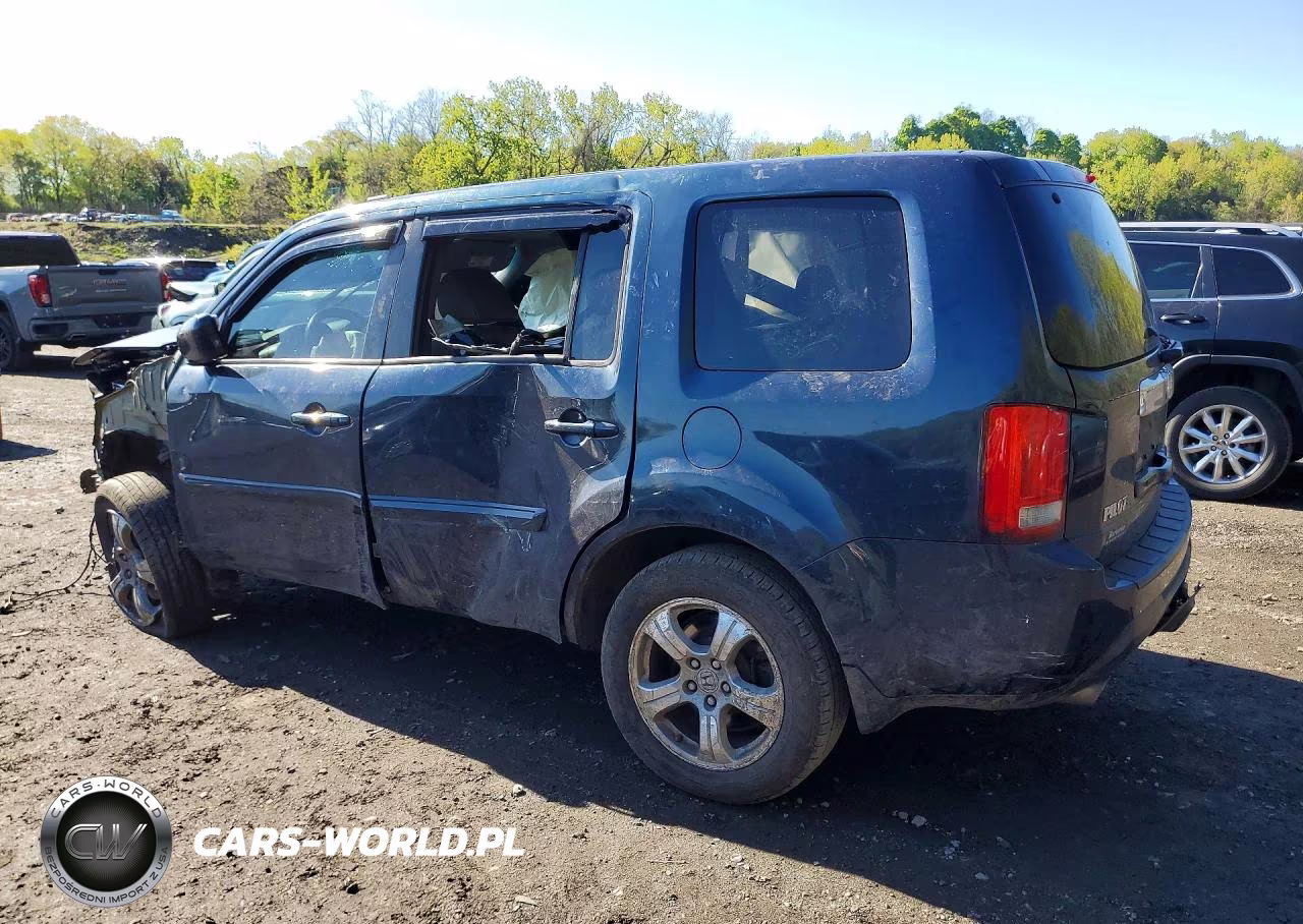 2012 Honda Pilot Exl VIN:5FNYF4H61CB072929 - 2
