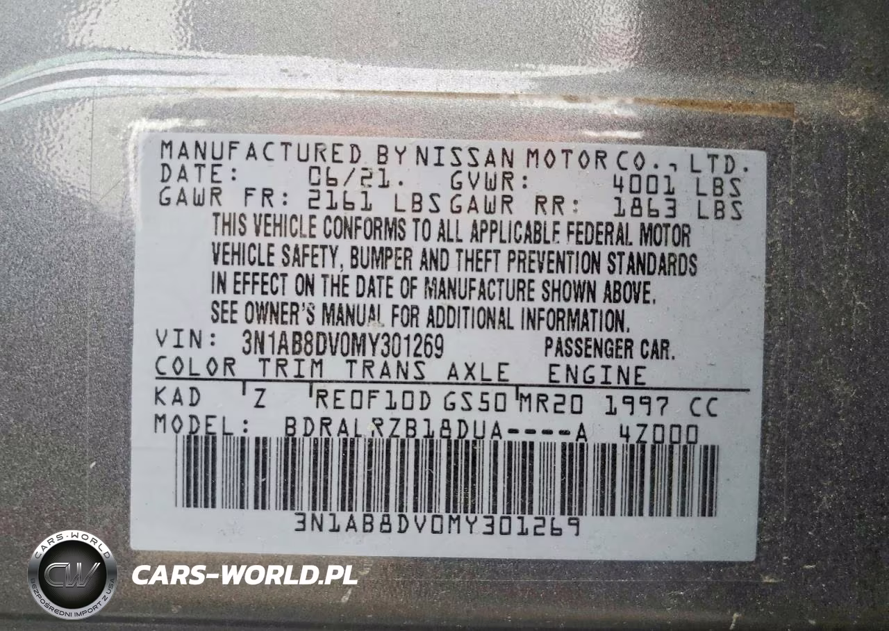2021 Nissan Sentra Sr VIN:3N1AB8DV0MY301269 - 13