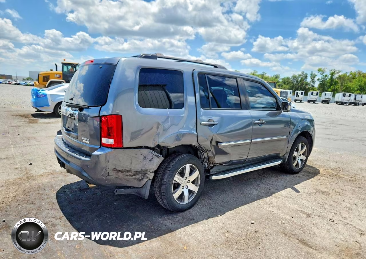 2013 Honda Pilot Touring VIN:5FNYF4H93DB030869 - 3
