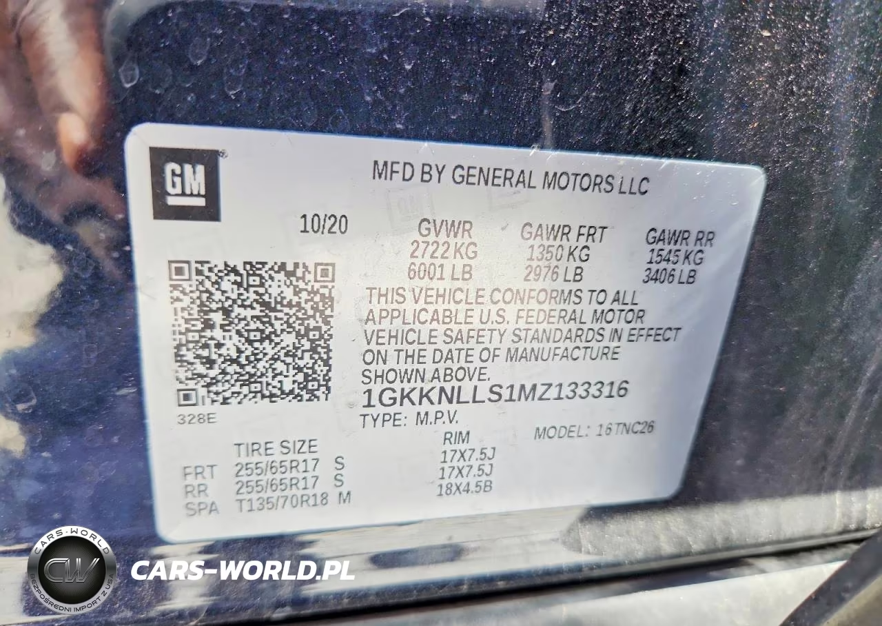 2021 GMC Acadia At4 VIN:1GKKNLLS1MZ133316 - 14