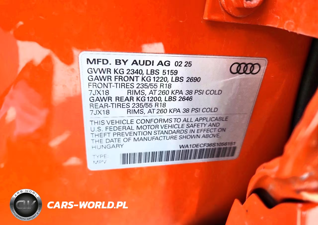 2025 Audi Q3 Premium S Line 45 VIN:WA1DECF36S1056151 - 14