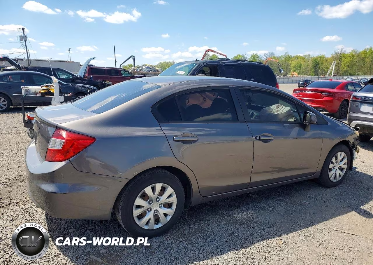 2012 Honda Civic Lx VIN:19XFB2F54CE388669 - 3