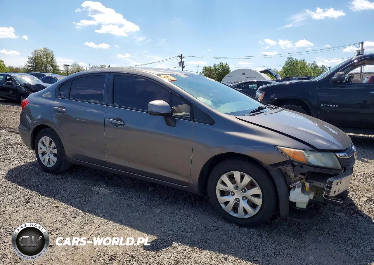 2012 Honda Civic Lx VIN:19XFB2F54CE388669 - 4