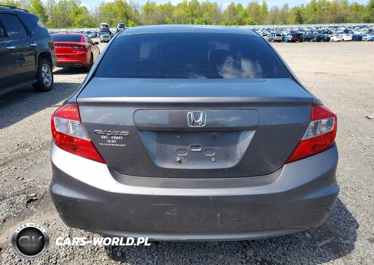 2012 Honda Civic Lx VIN:19XFB2F54CE388669 - 6