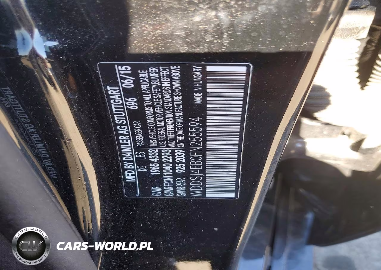 2015 Mercedes-Benz Cla 250 VIN:WDDSJ4EB0FN255594 - 12