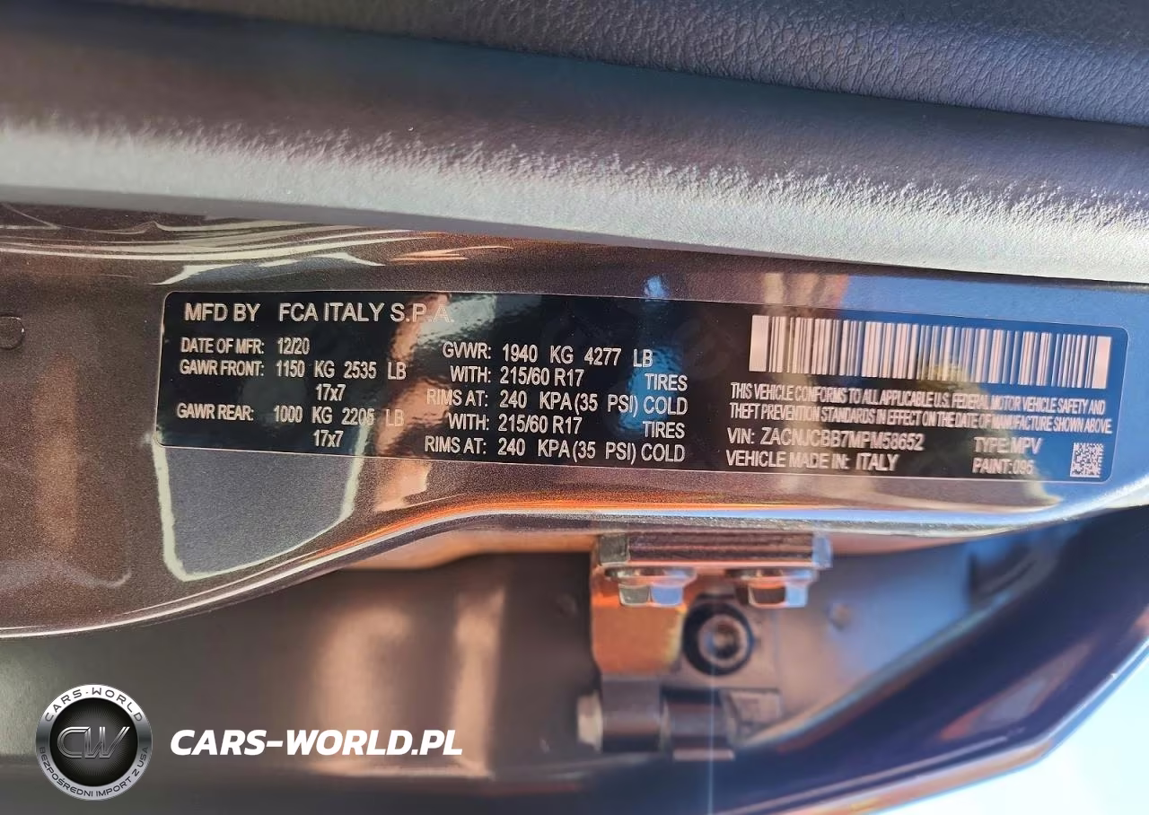 2021 Jeep Renegade Latitude VIN:ZACNJCBB7MPM58652 - 14