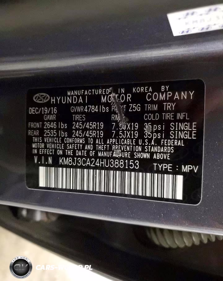 2017 Hyundai Tucson Limited VIN:KM8J3CA24HU388153 - 14