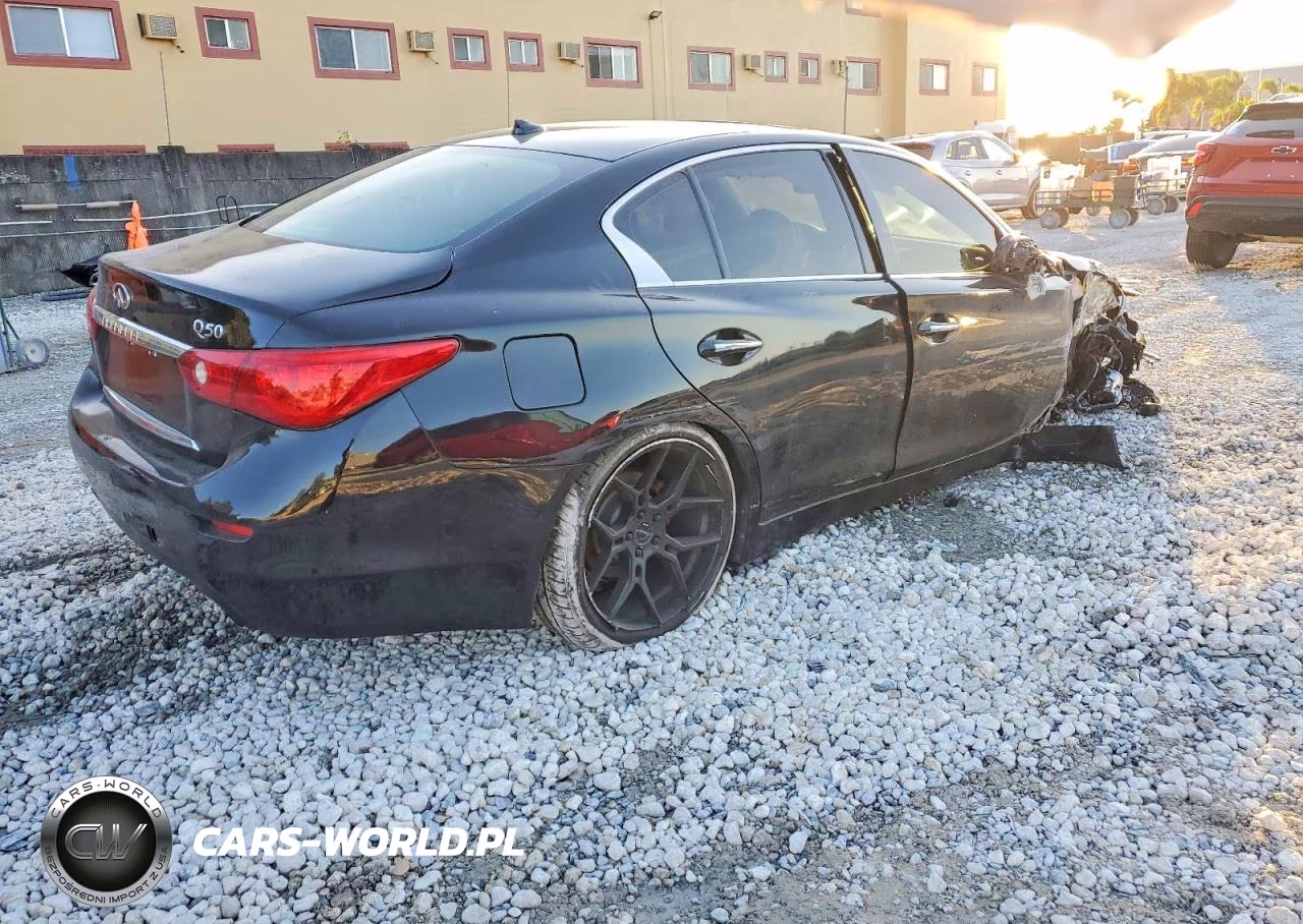 2014 Infiniti Q50 Base VIN:JN1BV7AP8EM675130 - 3