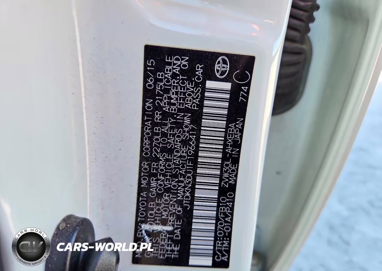 2015 Toyota Prius Two VIN:JTDKN3DU1F1966417 - 12
