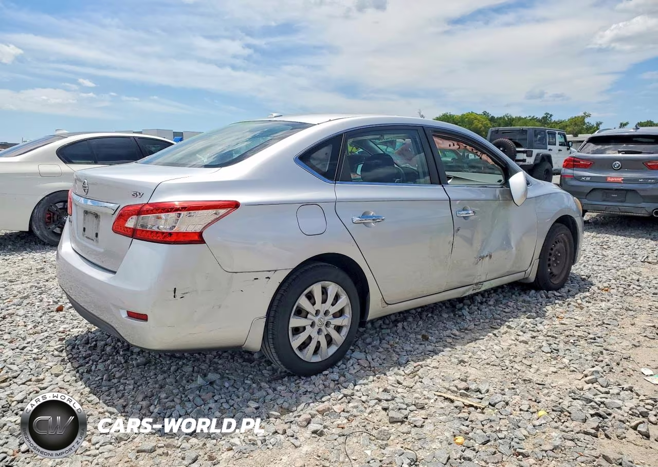 2015 Nissan Sentra Sv VIN:3N1AB7AP0FY304689 - 3