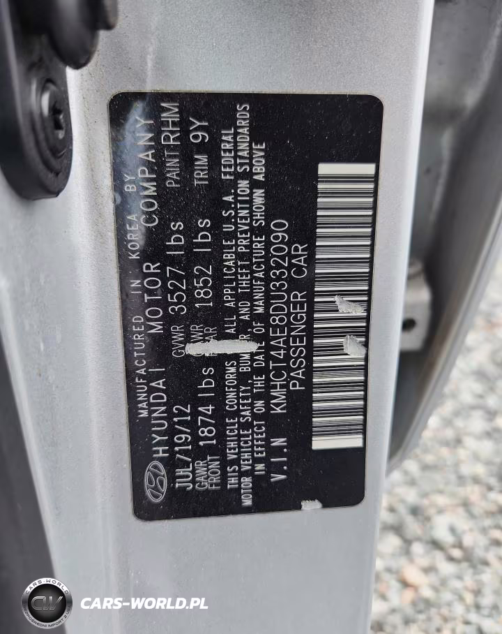 2013 Hyundai Accent Gls VIN:KMHCT4AE8DU332090 - 12