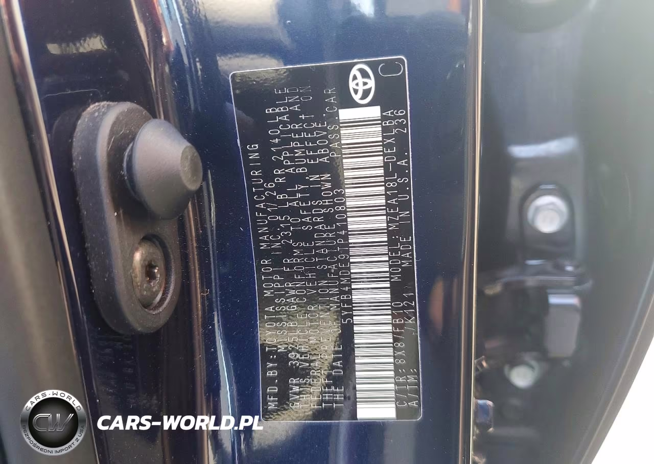 2026 Toyota Corolla Le VIN:5YFB4MDE9TP410803 - 12