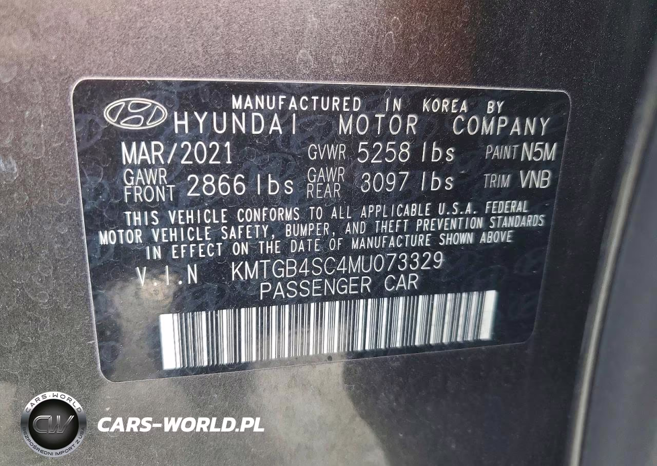 2021 Genesis G80 2.5T VIN:KMTGB4SC4MU073329 - 12