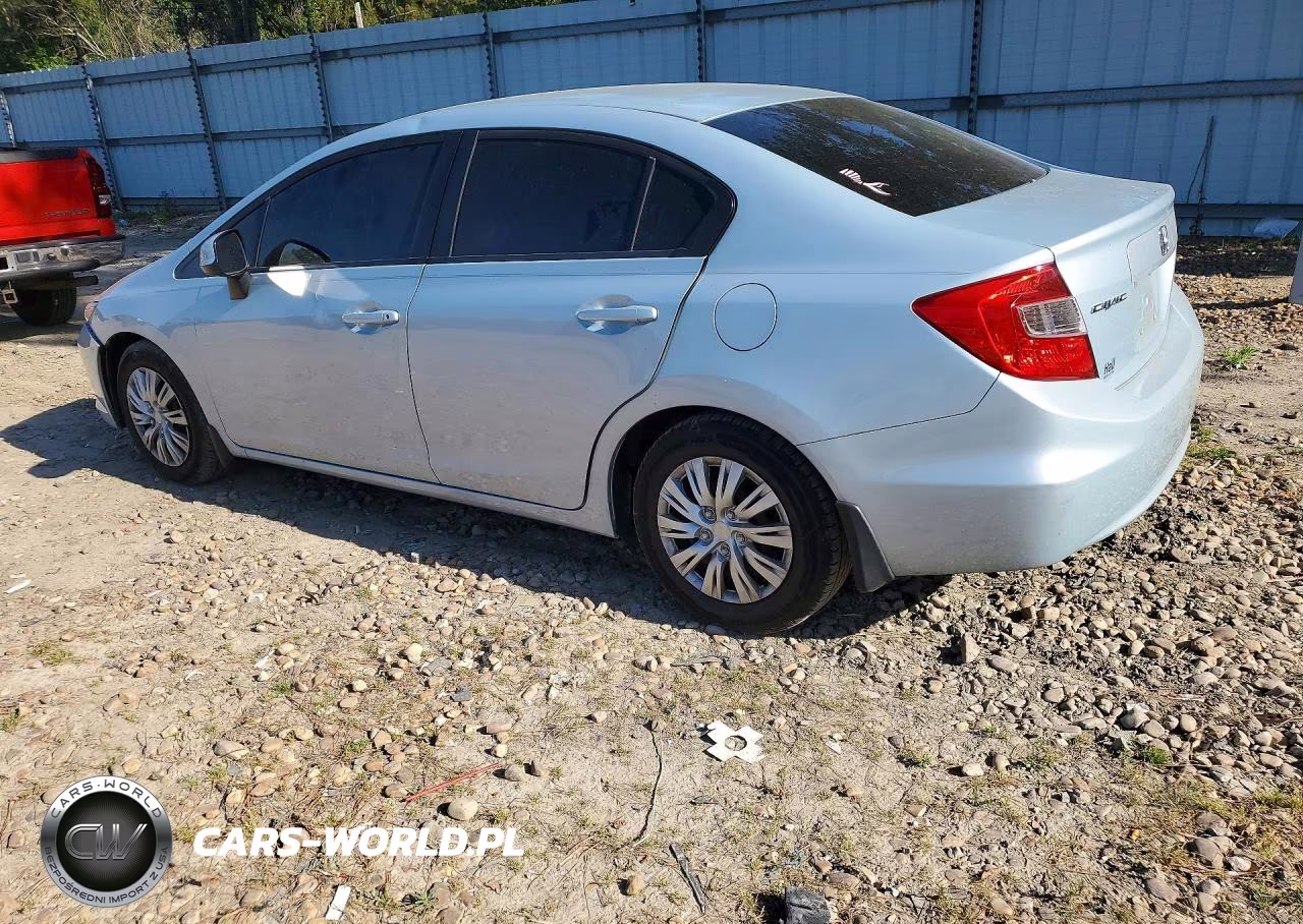 2012 Honda Civic Lx VIN:19XFB2F55CE060516 - 2