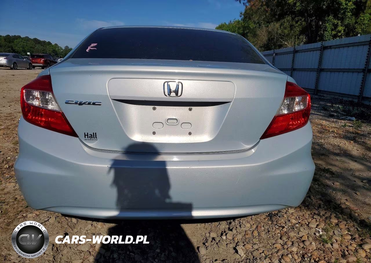 2012 Honda Civic Lx VIN:19XFB2F55CE060516 - 5