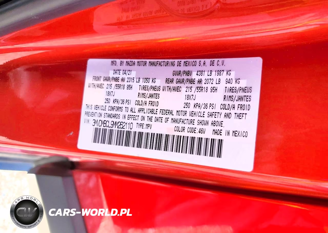 2021 Mazda Cx-3 Sport Awd VIN:3MVDMBCL9MM262110 - 12