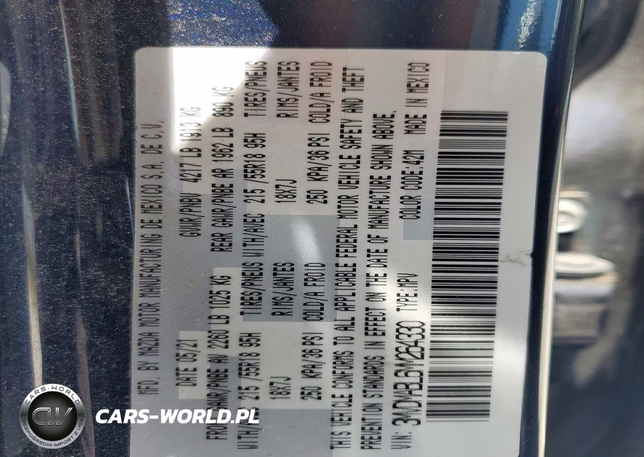 2021 Mazda Cx-30 Select VIN:3MVDMABL6MM264330 - 12