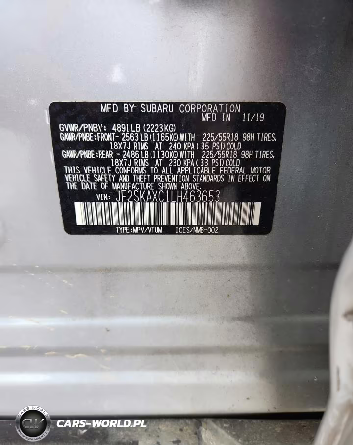 2020 Subaru Forester Touring VIN:JF2SKAXC1LH463653 - 13