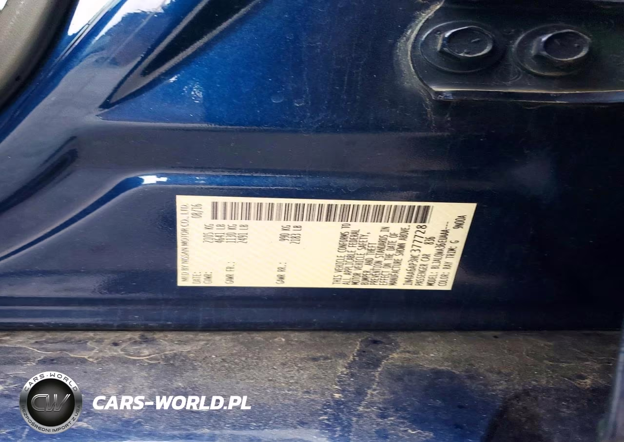 2017 Nissan Maxima 3.5 S VIN:1N4AA6AP3HC377728 - 12