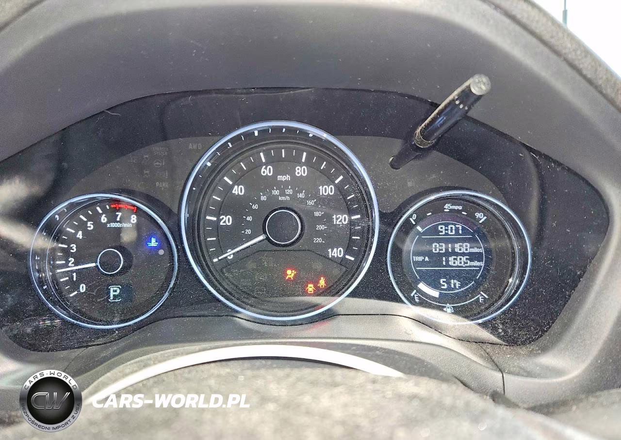 2021 Honda Hr-V Sport VIN:3CZRU6H17MM756465 - 9