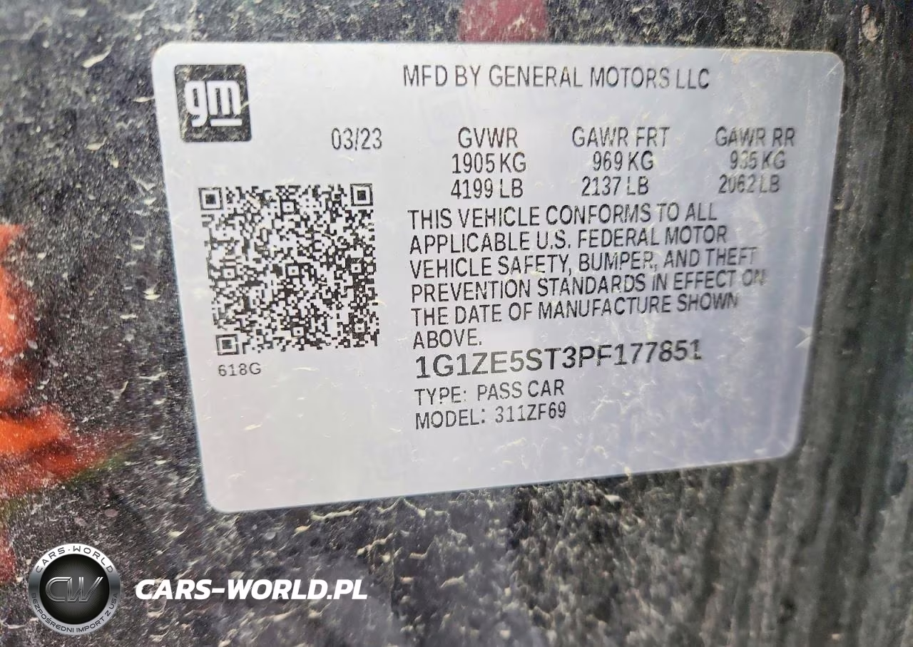 2023 Chevrolet Malibu Premier VIN:1G1ZE5ST3PF177851 - 12
