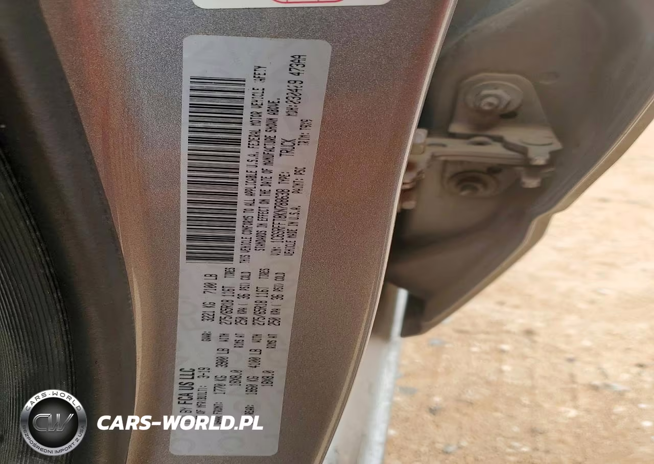 2019 Ram 1500 Big Horn VIN:1C6SRFFT8KN788638 - 12