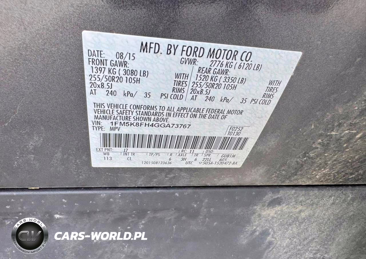 2016 Ford Explorer Limited VIN:1FM5K8FH4GGA73767 - 12