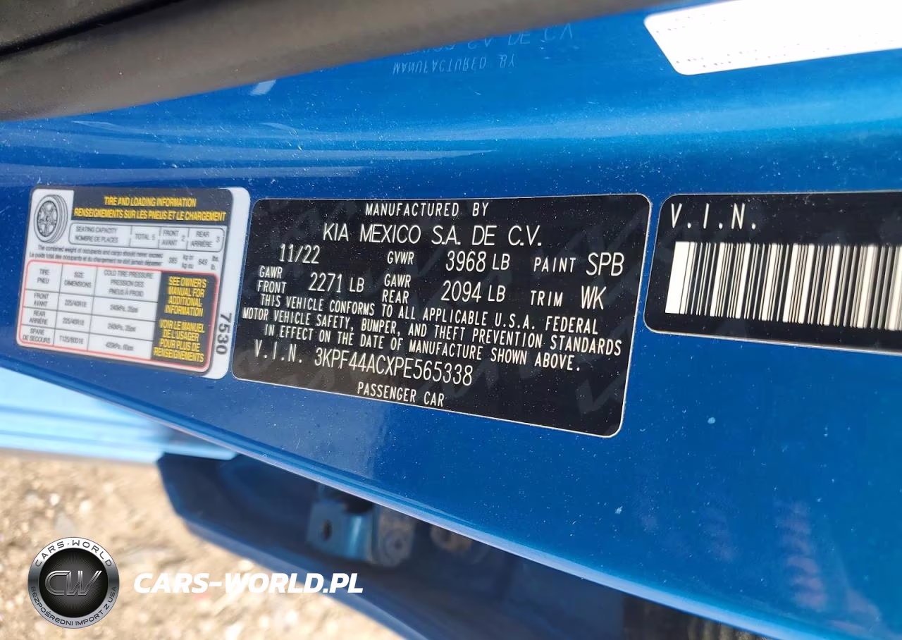 2023 Kia Forte Gt VIN:3KPF44ACXPE565338 - 12