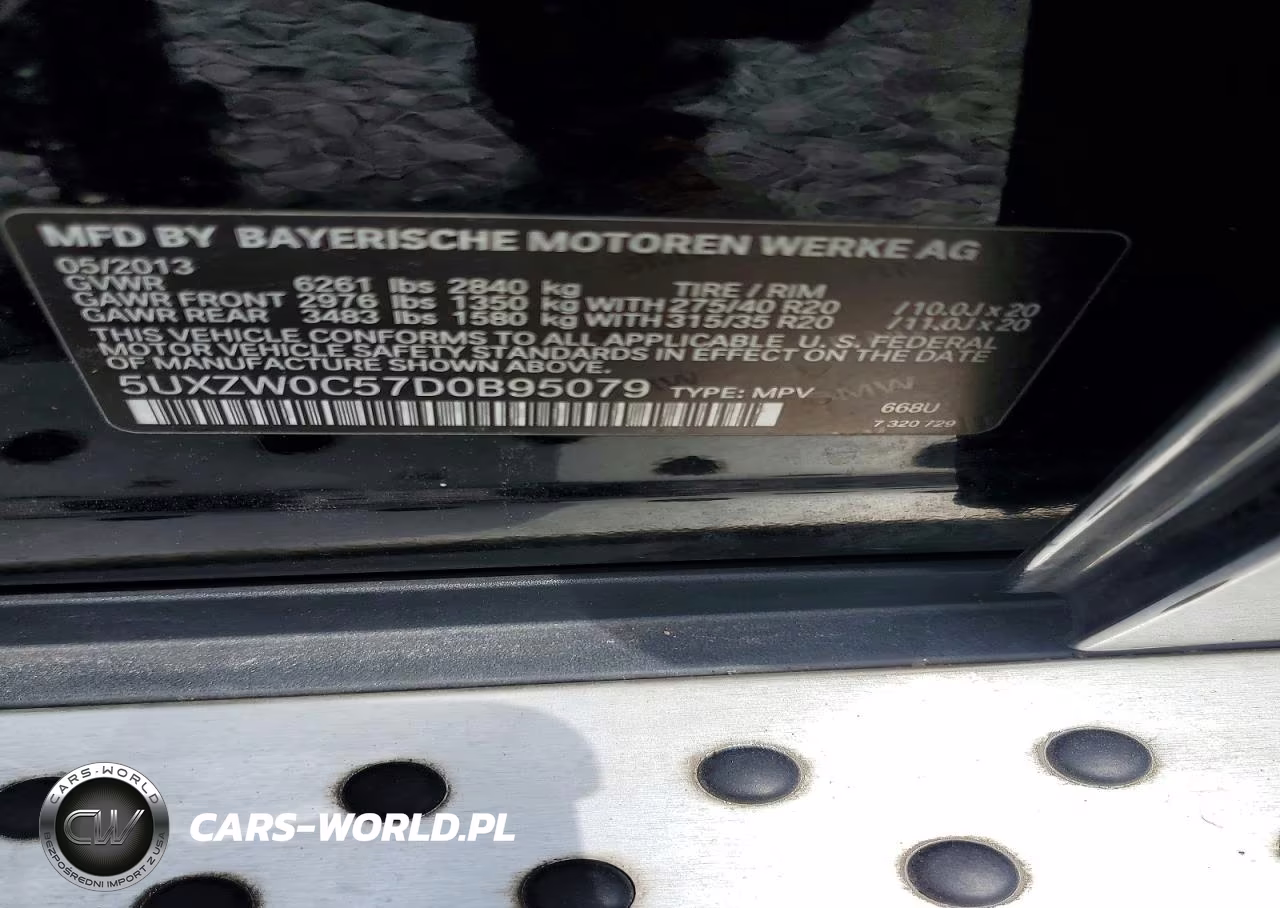 2013 BMW X5 xDrive35D VIN:5UXZW0C57D0B95079 - 13