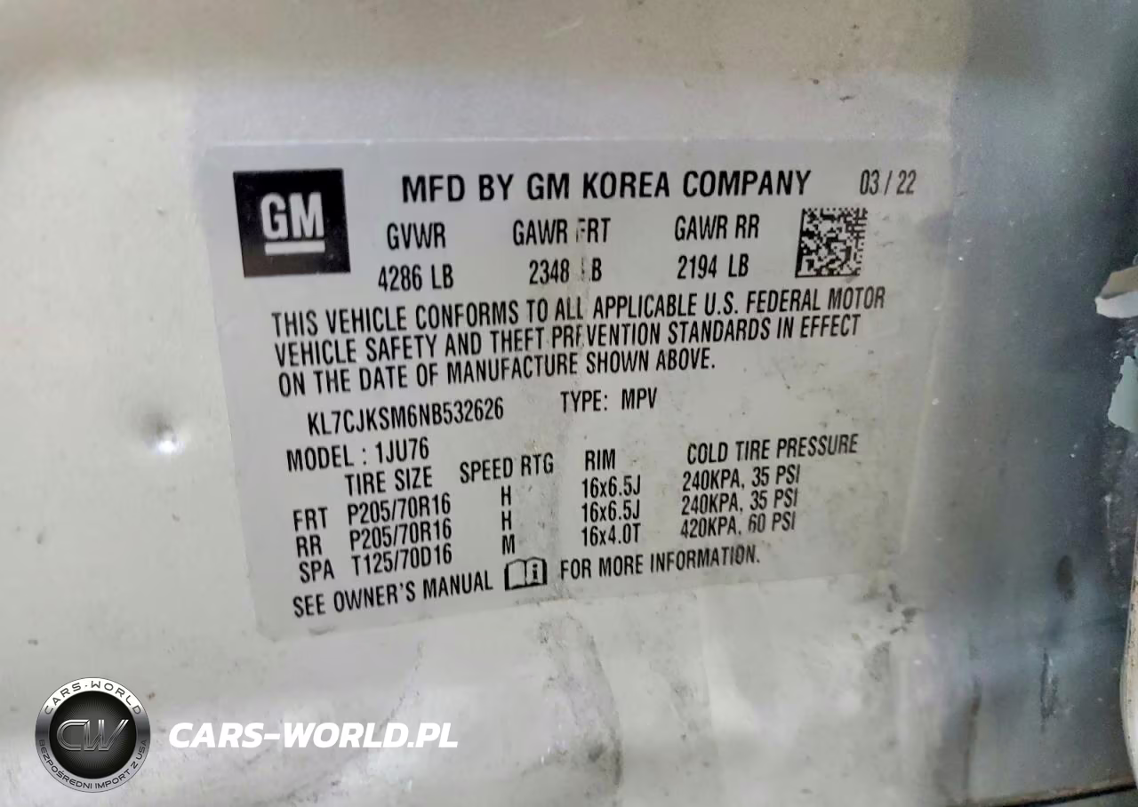 2022 Chevrolet Trax Ls VIN:KL7CJKSM6NB532626 - 13