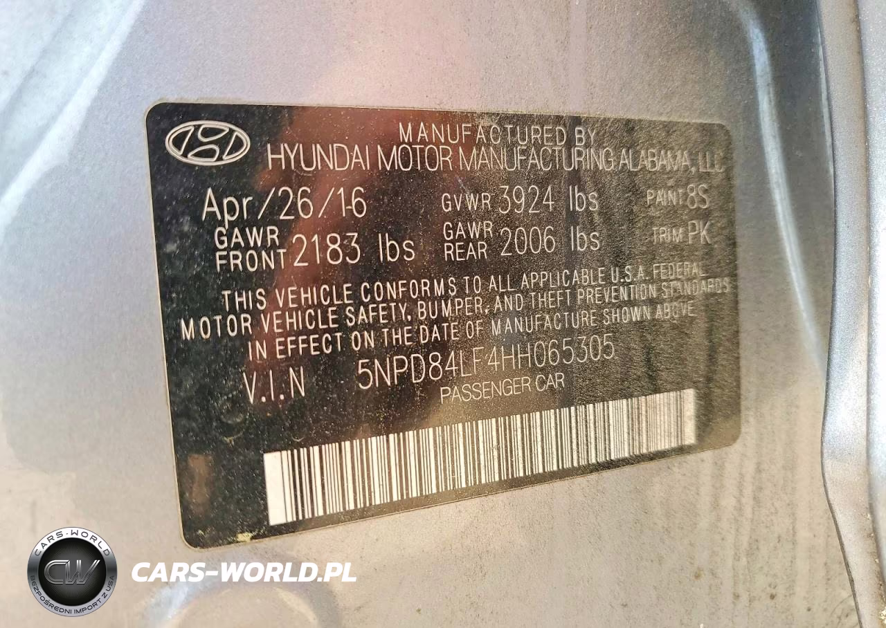 2017 Hyundai Elantra Se VIN:5NPD84LF4HH065305 - 12