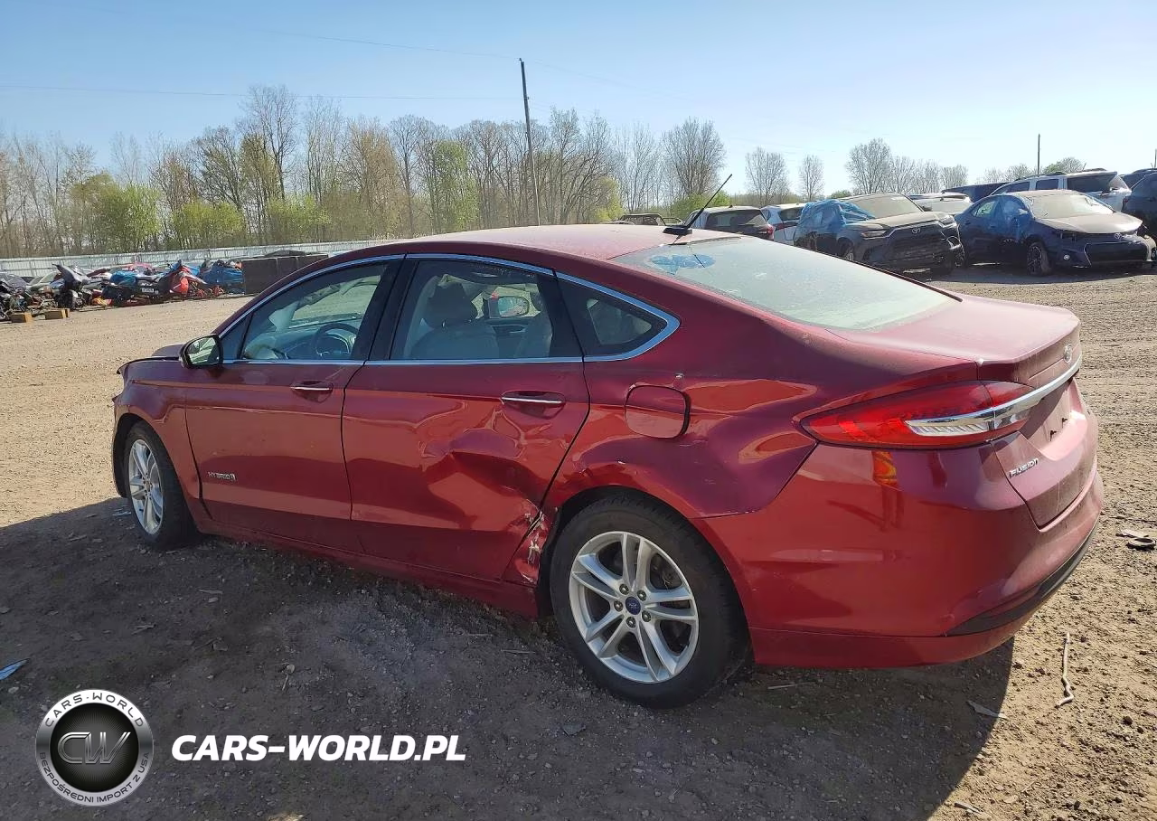 2018 Ford Fusion Se Hybrid VIN:3FA6P0LU7JR143880 - 2