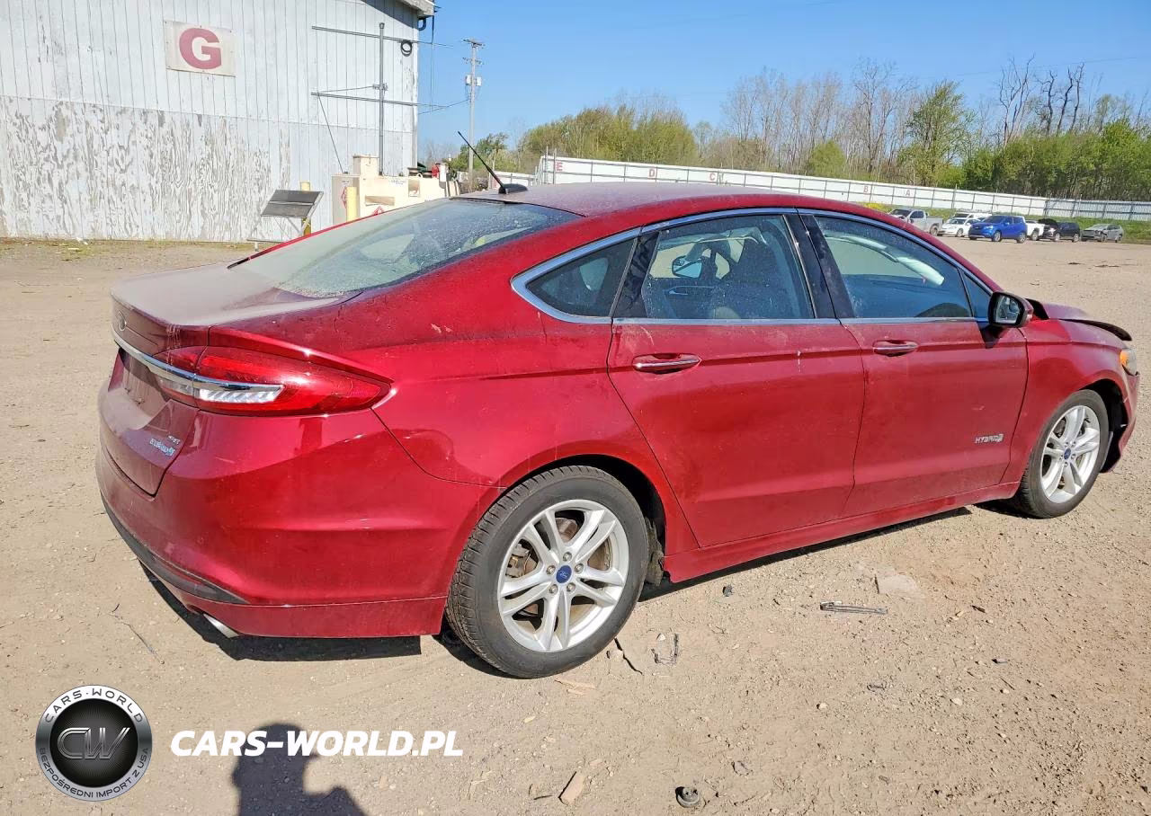 2018 Ford Fusion Se Hybrid VIN:3FA6P0LU7JR143880 - 3