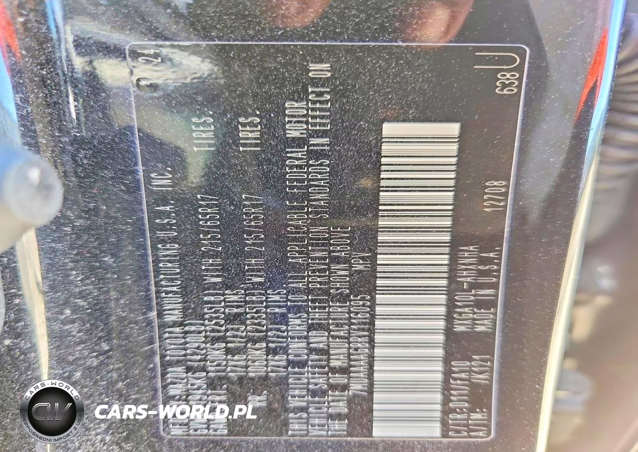 2024 Toyota Corolla Cross L VIN:7MUAAAAG8RV116095 - 13