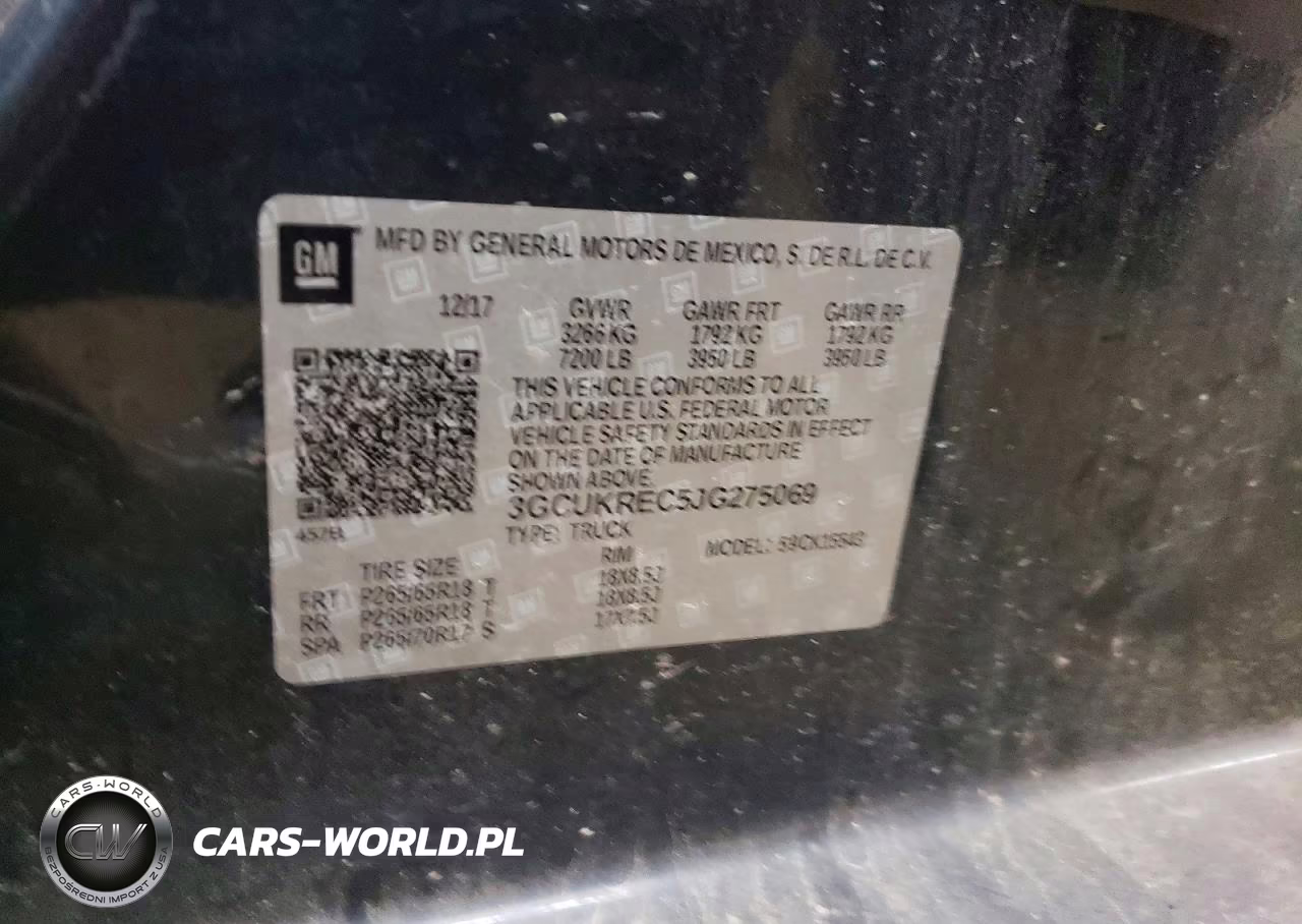 2018 Chevrolet Silverado K1500 Lt VIN:3GCUKREC5JG275069 - 12