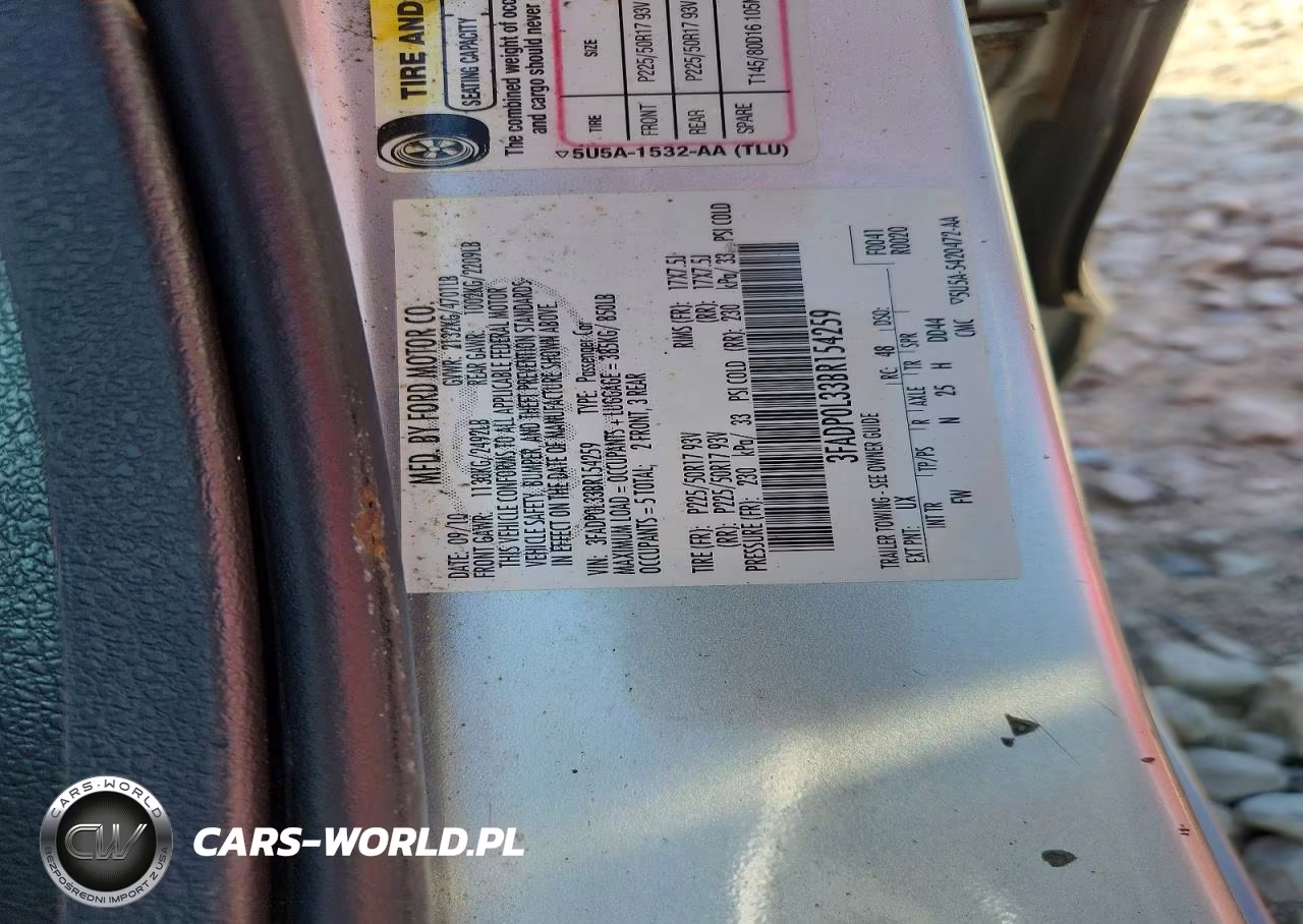 2011 Ford Fusion Hybrid VIN:3FADP0L33BR154259 - 12