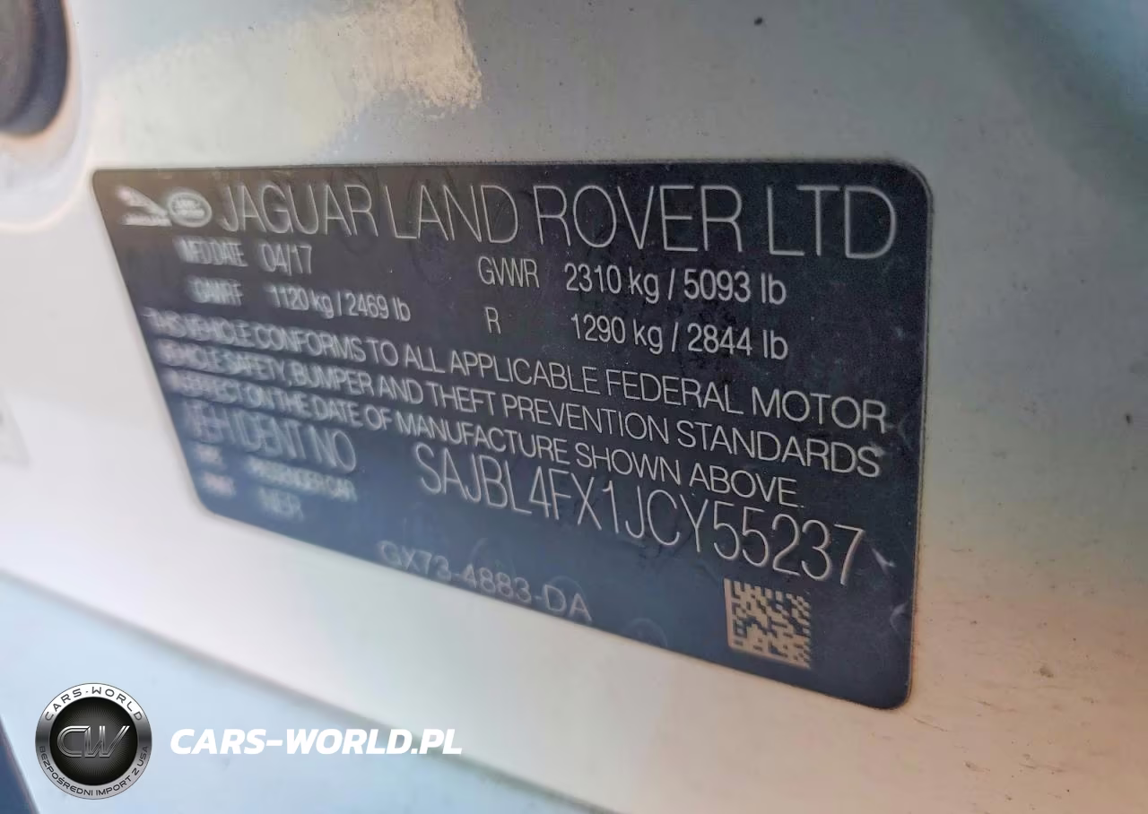 2018 Jaguar Xf R - Sport VIN:SAJBL4FX1JCY55237 - 12