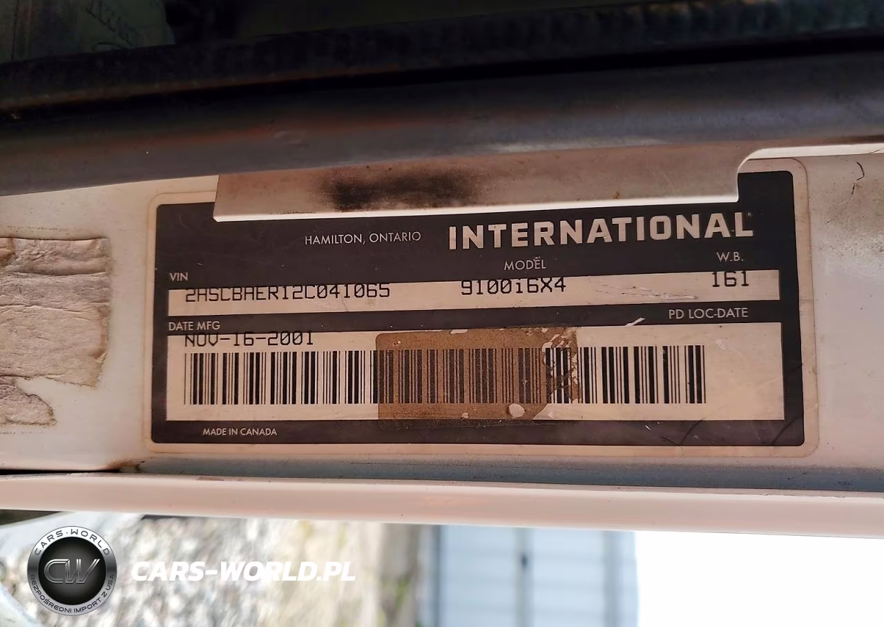 2002 International 9100I Semi Truck VIN:2HSCBAER12C041065 - 10