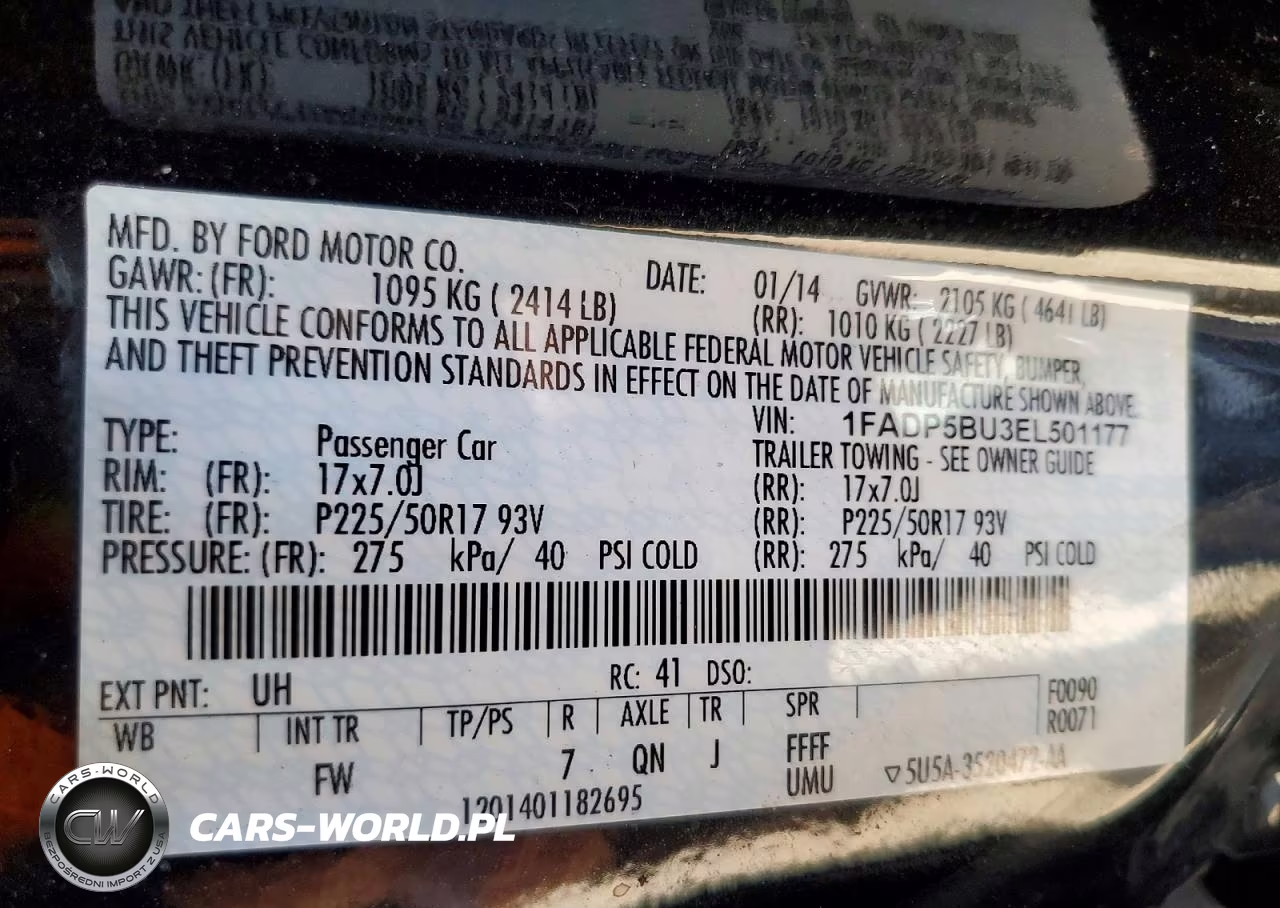 2014 Ford C-Max Sel VIN:1FADP5BU3EL501177 - 12