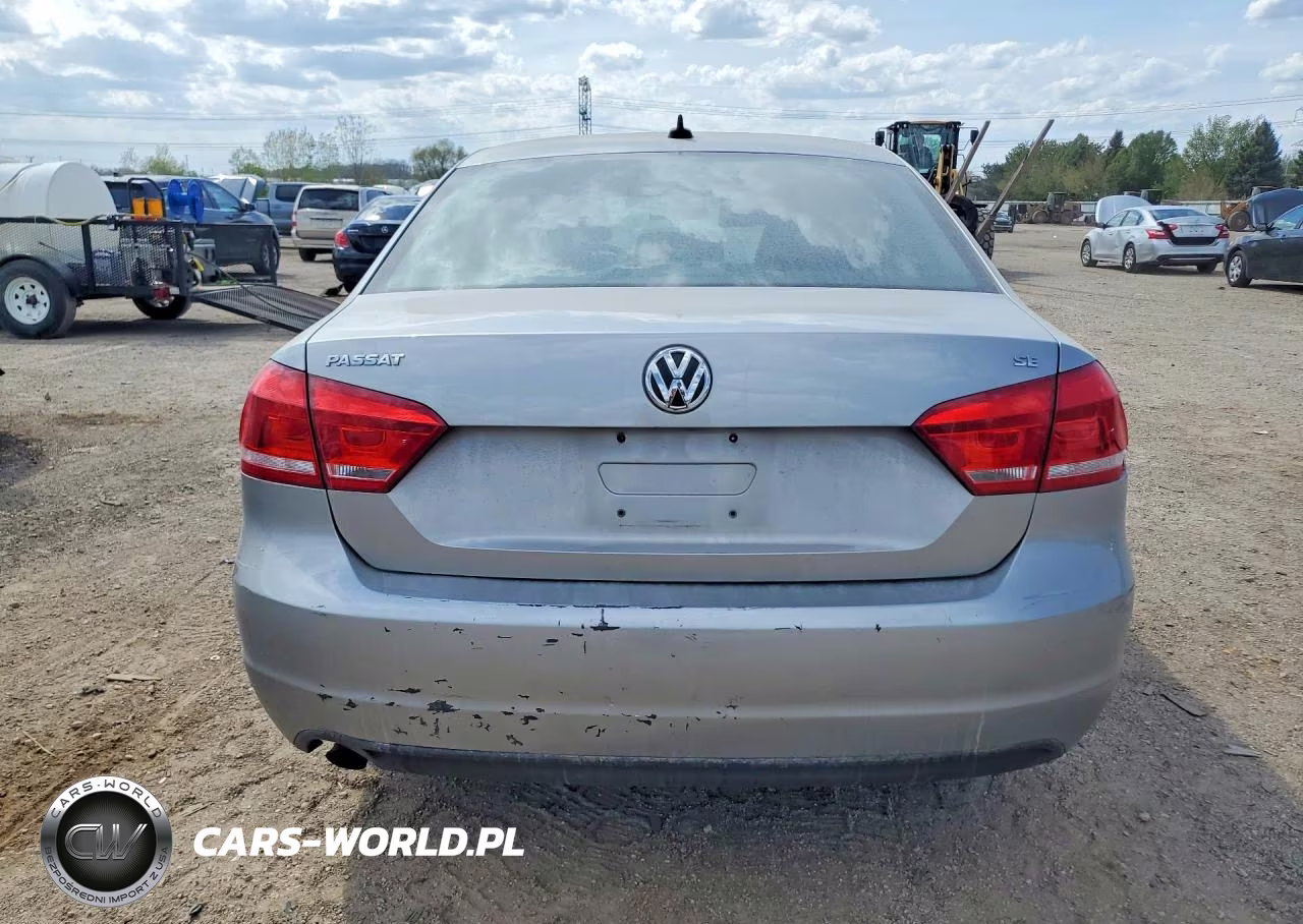 2012 Volkswagen Passat Se VIN:1VWBP7A31CC081693 - 6