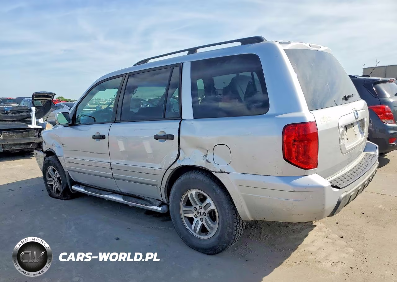 2004 Honda Pilot Exl VIN:2HKYF18784H615591 - 2
