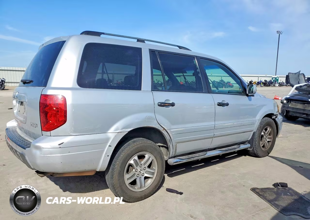 2004 Honda Pilot Exl VIN:2HKYF18784H615591 - 3