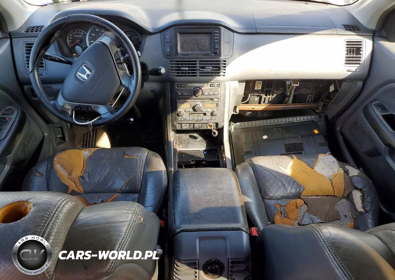 2004 Honda Pilot Exl VIN:2HKYF18784H615591 - 8